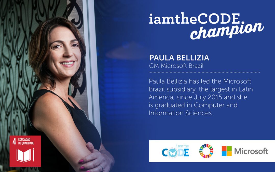 Welcoming Paula Bellizia, GM of Microsoft Brazil, as board member and champion