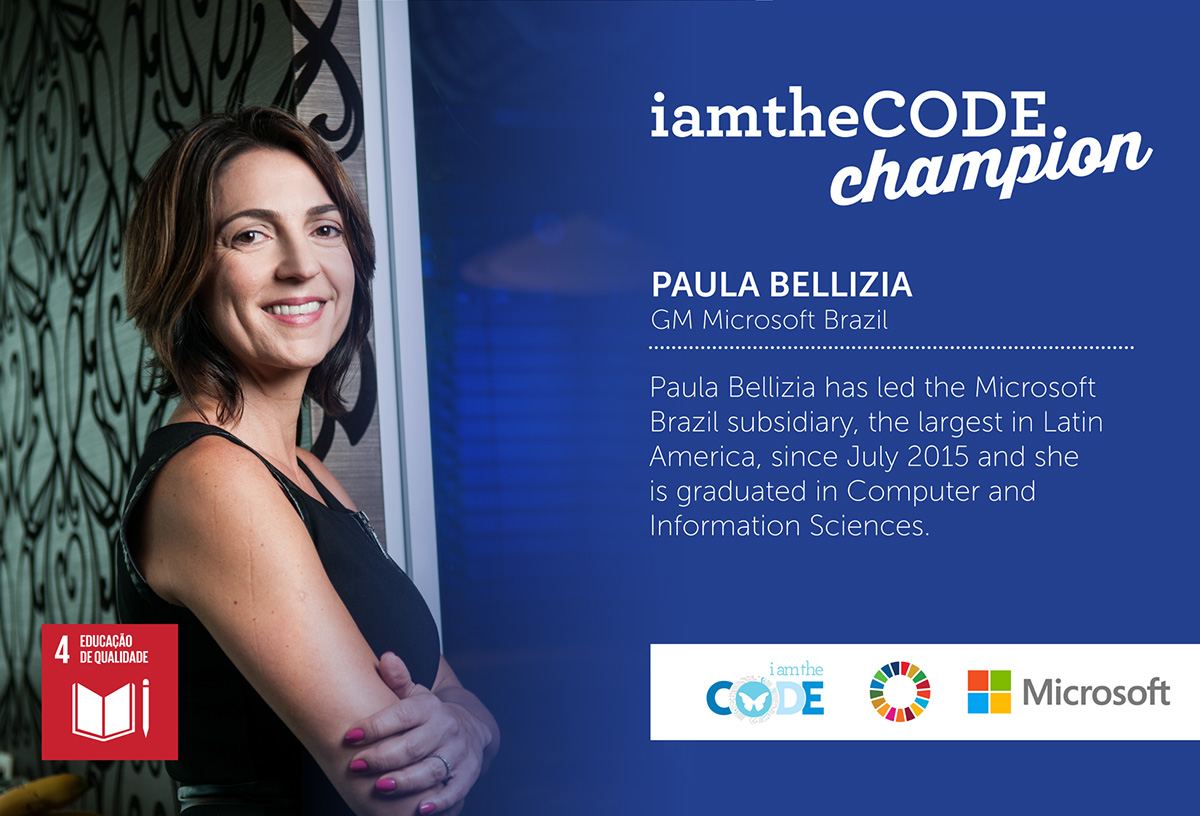 Welcoming Paula Bellizia, GM of Microsoft Brazil, as board member and champion