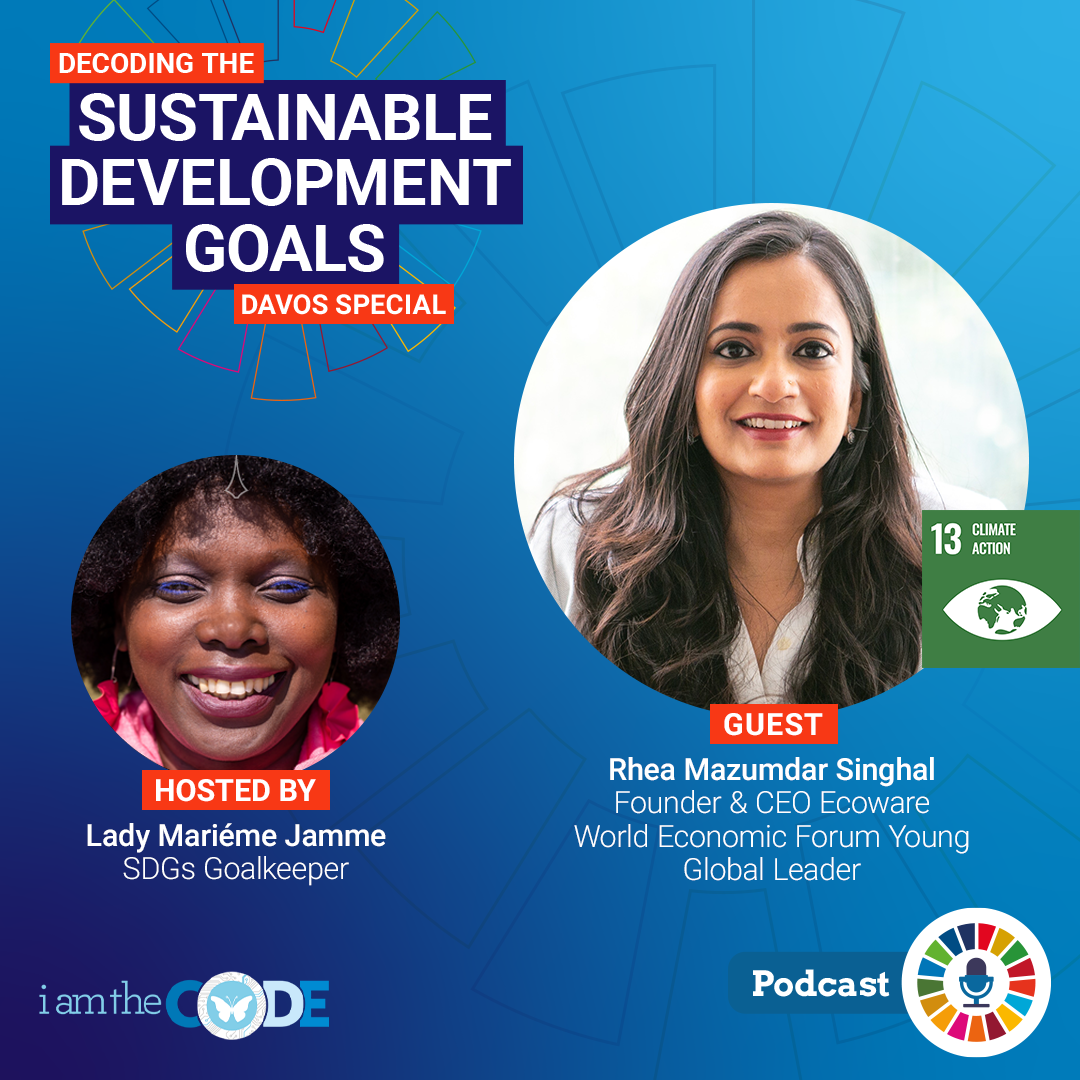 S6E16 In Conversation with Rhea Mazumdar Singhal (Davos Special) – Meet the Woman Fighting for a World Without Plastic