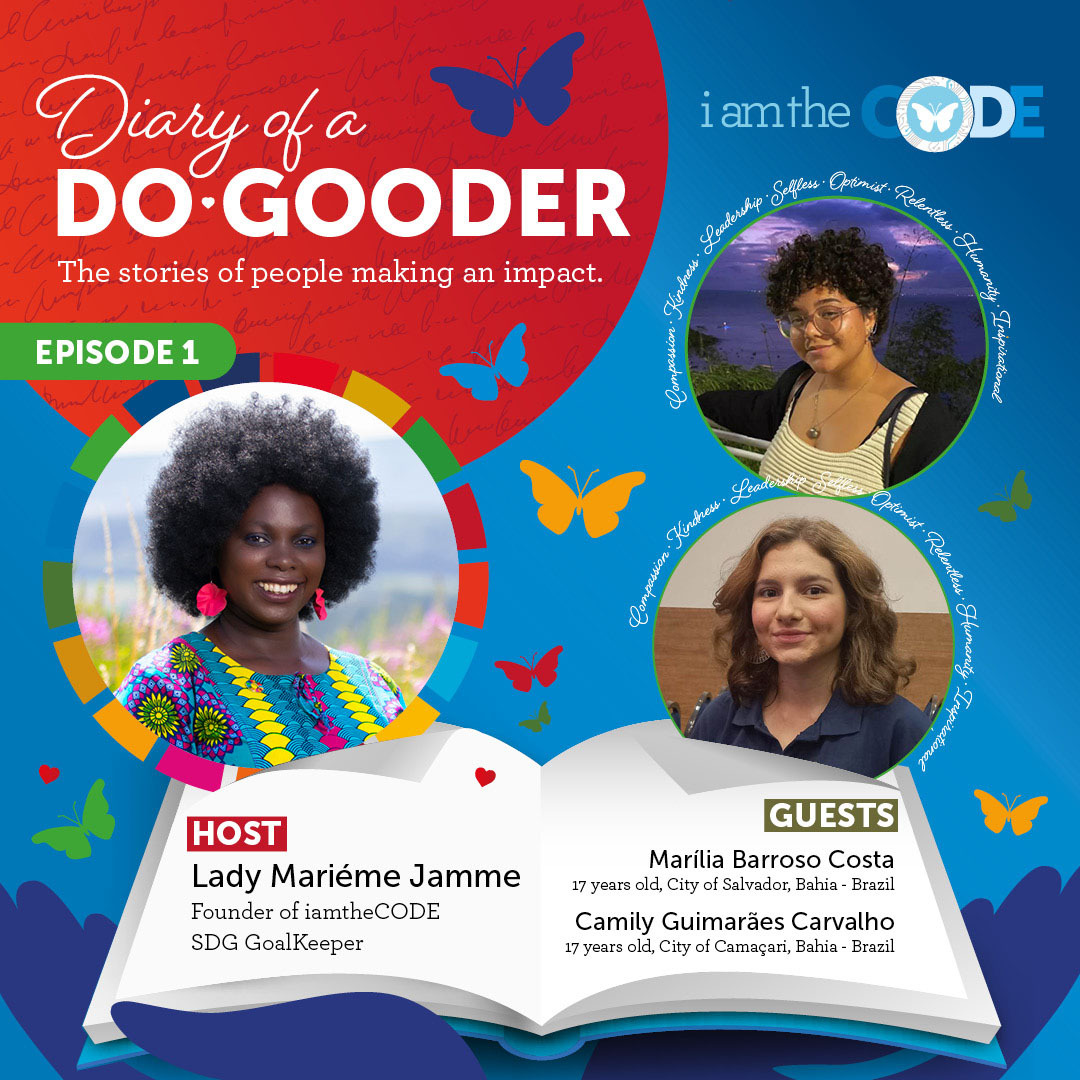 iamtheCODE Podcast Season 7 - Diary of a Do-Gooder. The stories of people making an impact