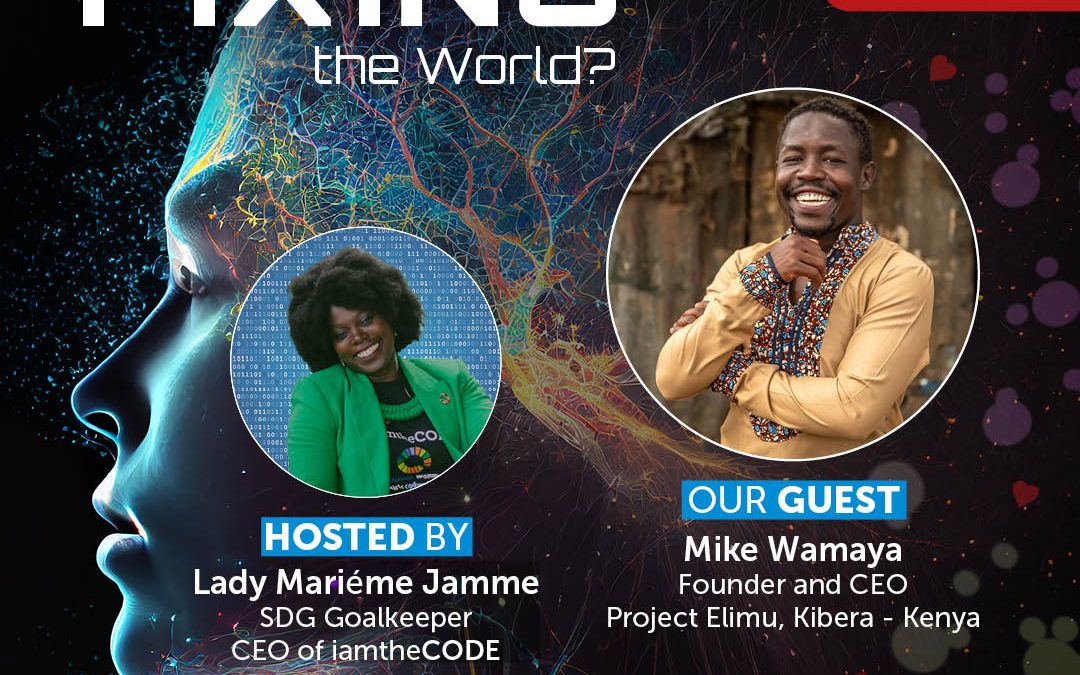 S8E2 Who is Fixing the World? “Everybody deserves the right to dance. Dancing is like coding” – with Mike Wamaya